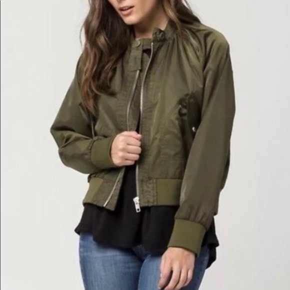 Free People Jackets & Blazers - Free people midnight bomber jacket